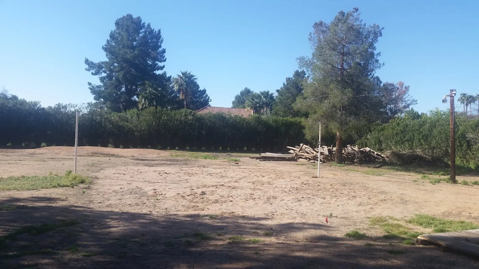 Paradise Valley French Garden main yard before the renovation